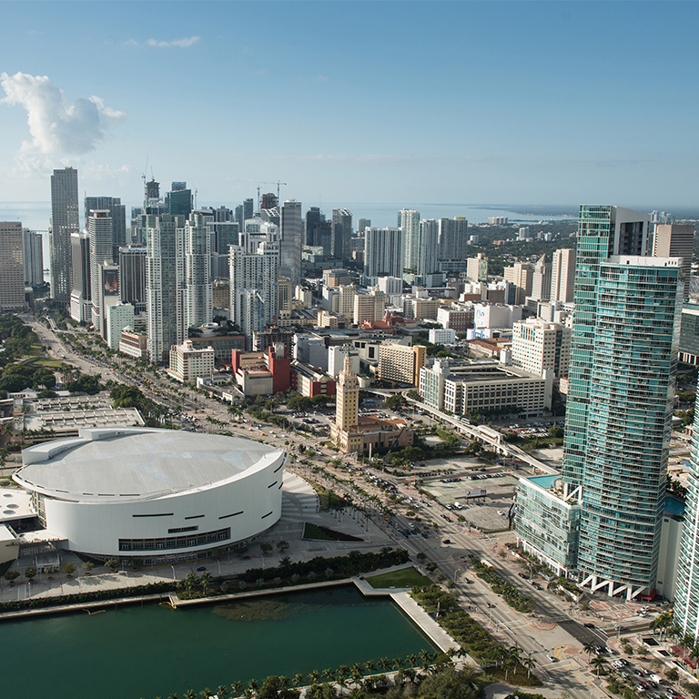 overview of the city of Miami