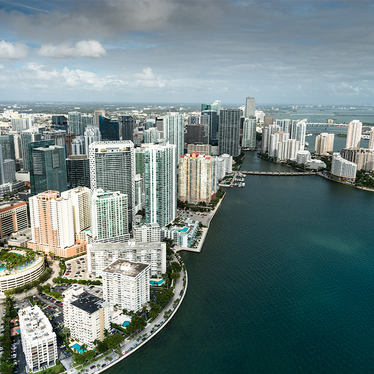 overview of downtown Miami